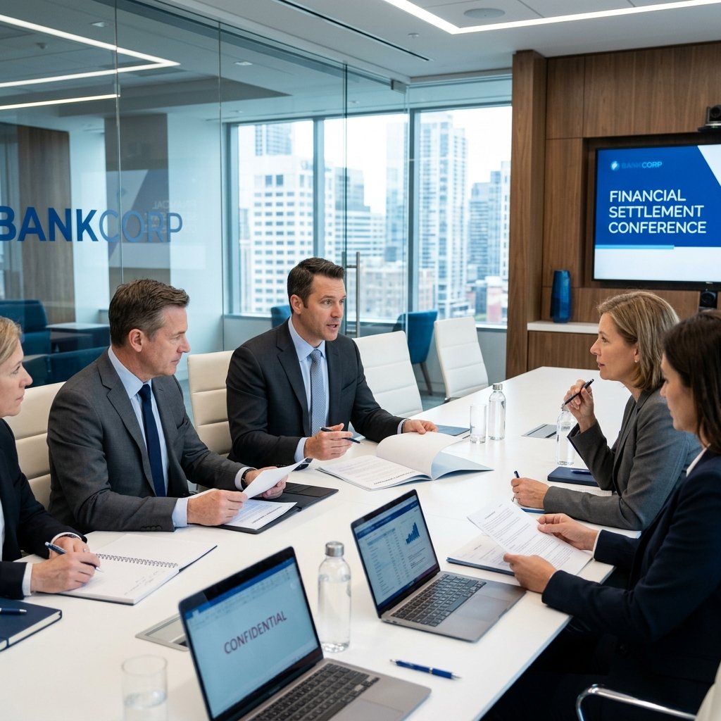 Advocates negotiating a bilateral settlement with bank committee